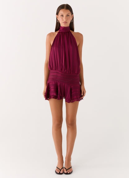 Willow Chiffon Mini Dress