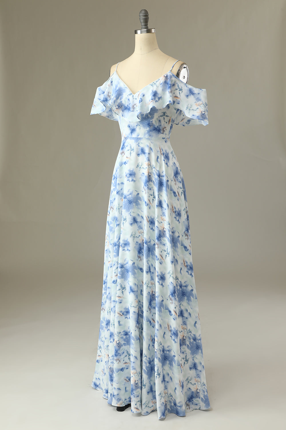 Margot Floral Off-Shoulder Bridesmaid Dress