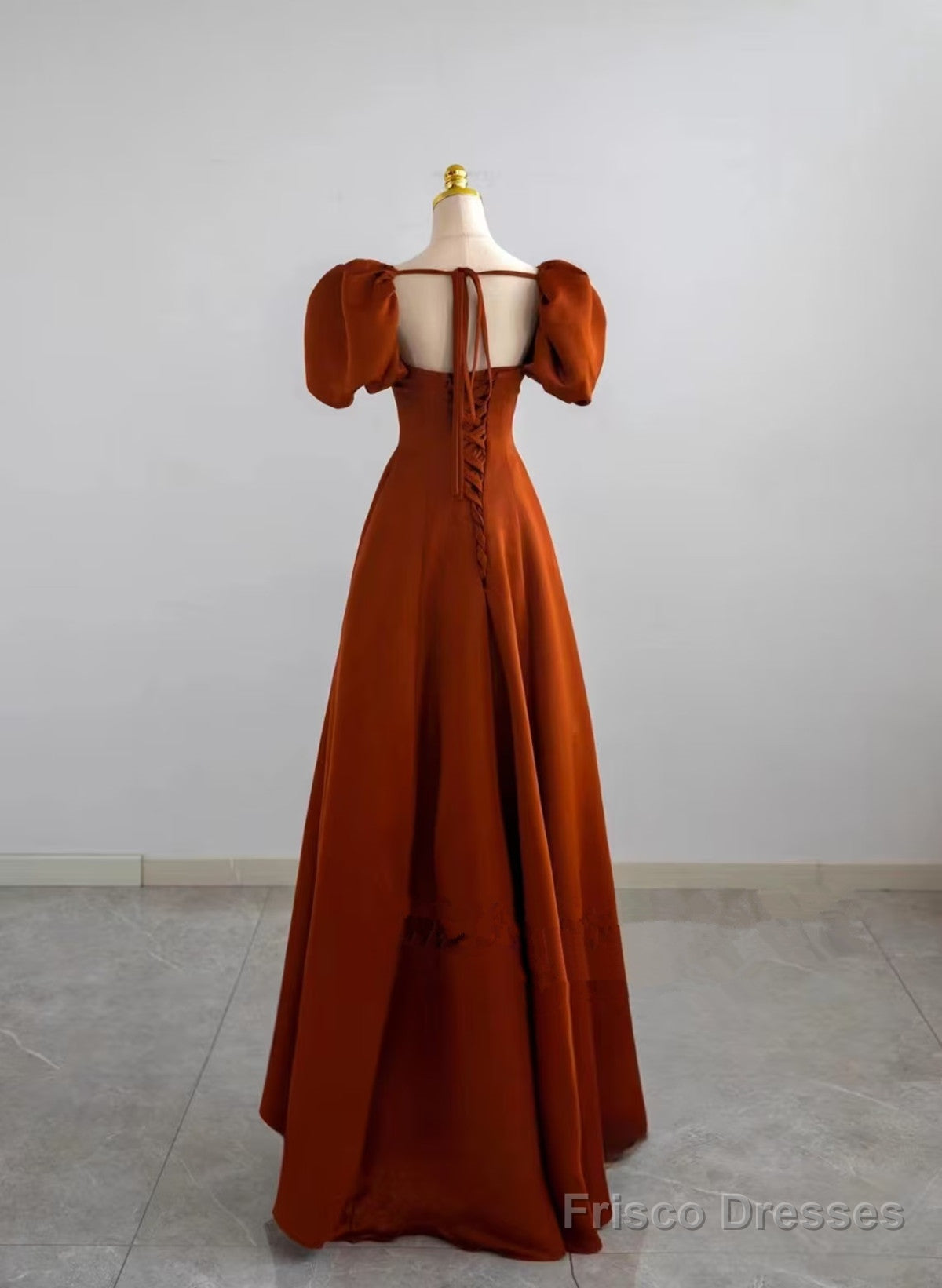 Isabelle Satin A-Line Formal Dress
