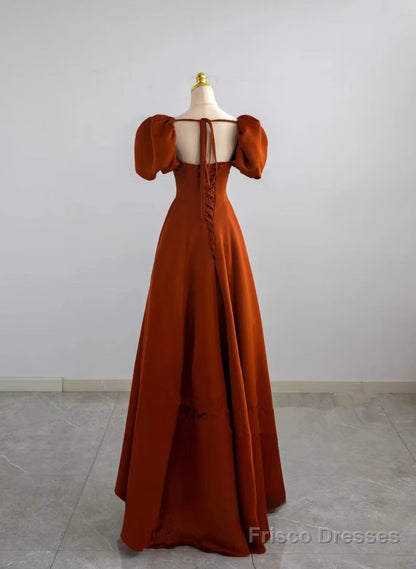 Isabelle Satin A-Line Formal Dress