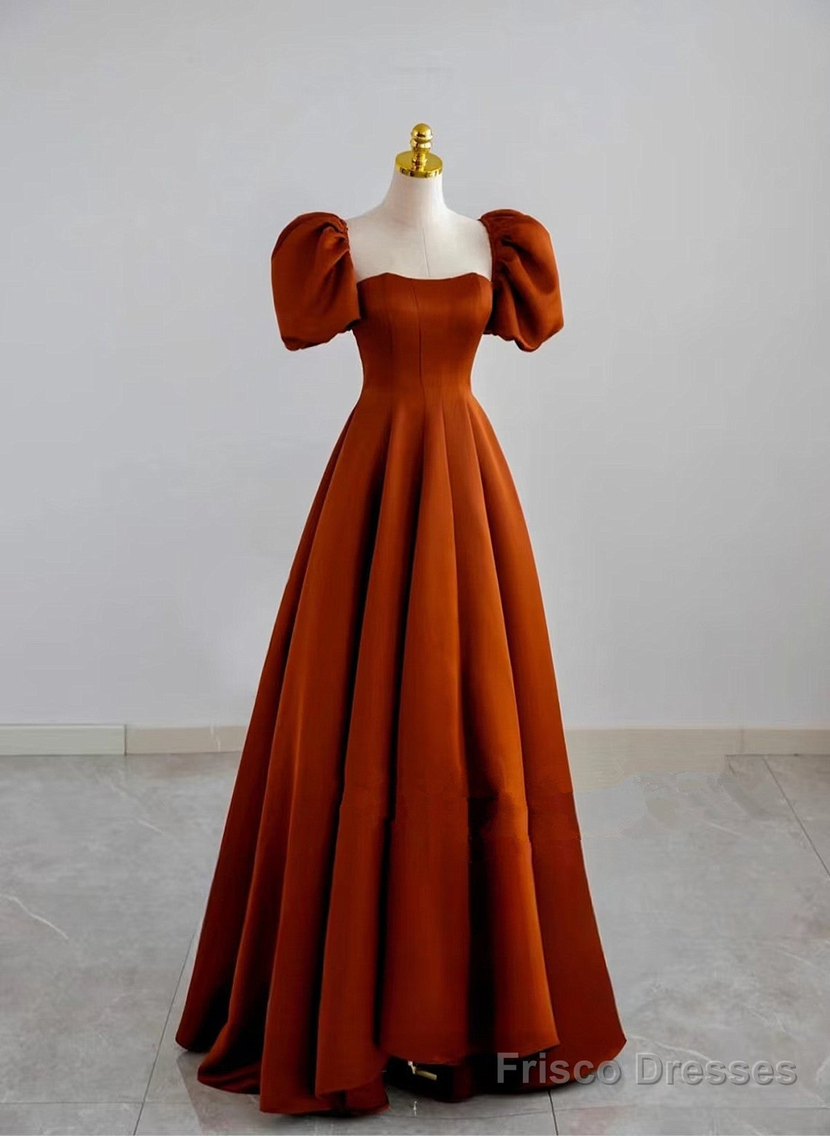 Isabelle Satin A-Line Formal Dress