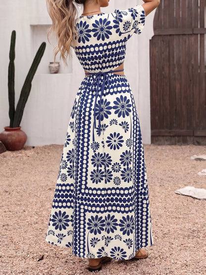 Celestine Floral Cutout Maxi Dress