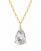 2ct Drop-Shaped Diamond Necklace