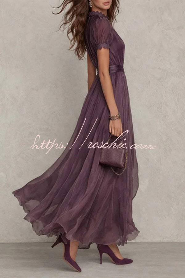 Ophelia Chiffon Maxi Dress