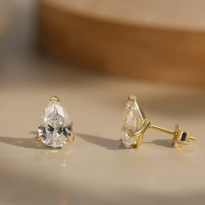 2ct Drop-Shaped Diamond Necklace