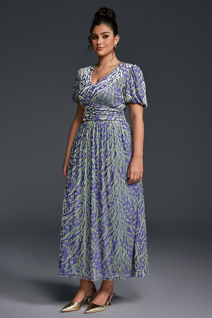 Isabelle Floral Pleated Maxi Dress
