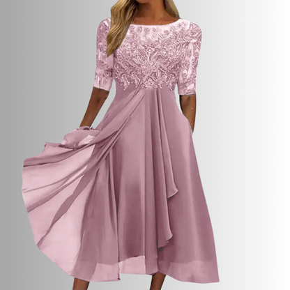 Arabella Lace Midi Dress