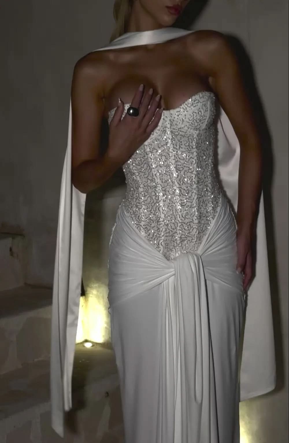 Arabella Sequin Maxi Dress