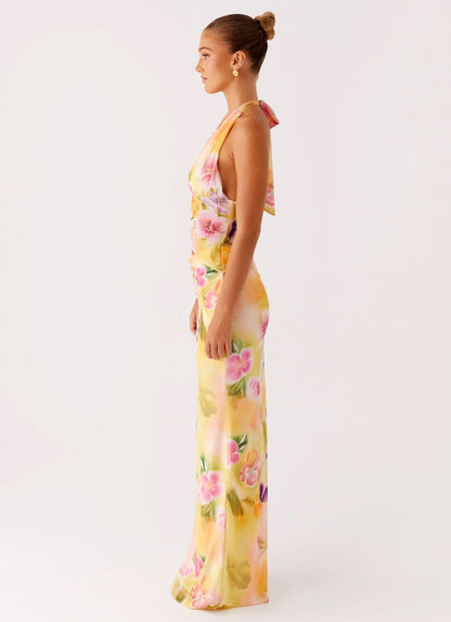 Artemis Wrap Midi Dress