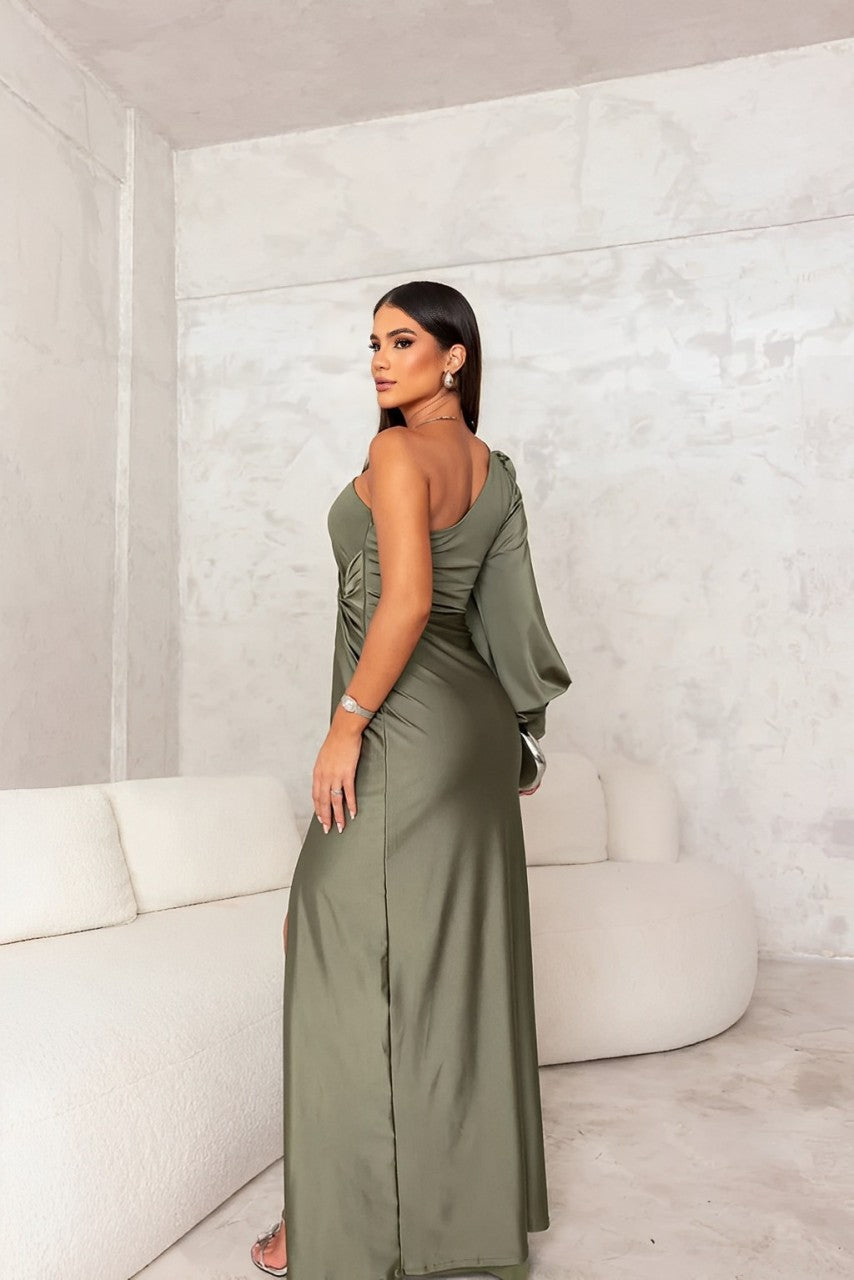 Helena Ruched Maxi Dress