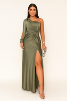 Helena Ruched Maxi Dress