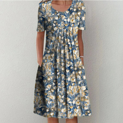 Natasha Pleated Midi Dress