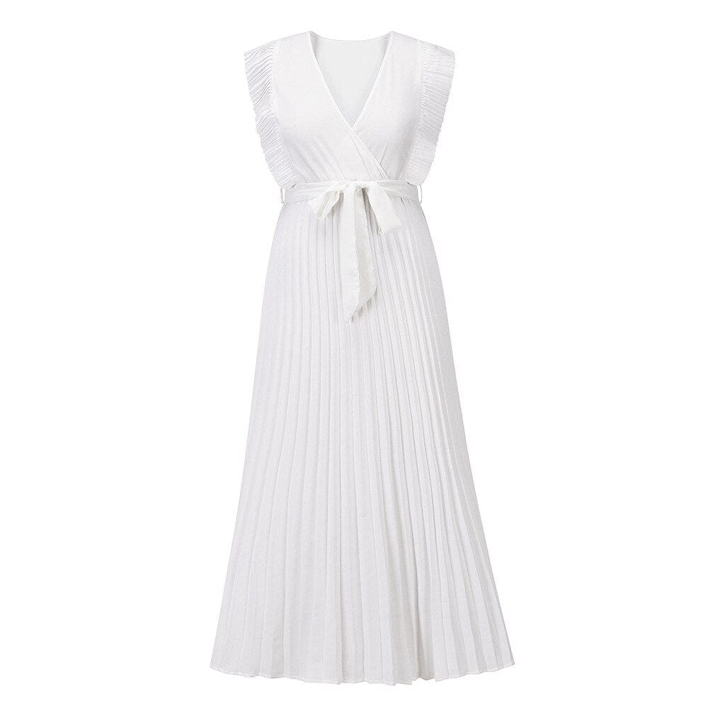 Olivia Ruffle Maxi Dress