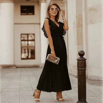 Olivia Ruffle Maxi Dress