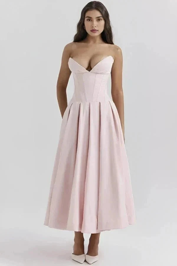 Scarlett Corset Midi Dress