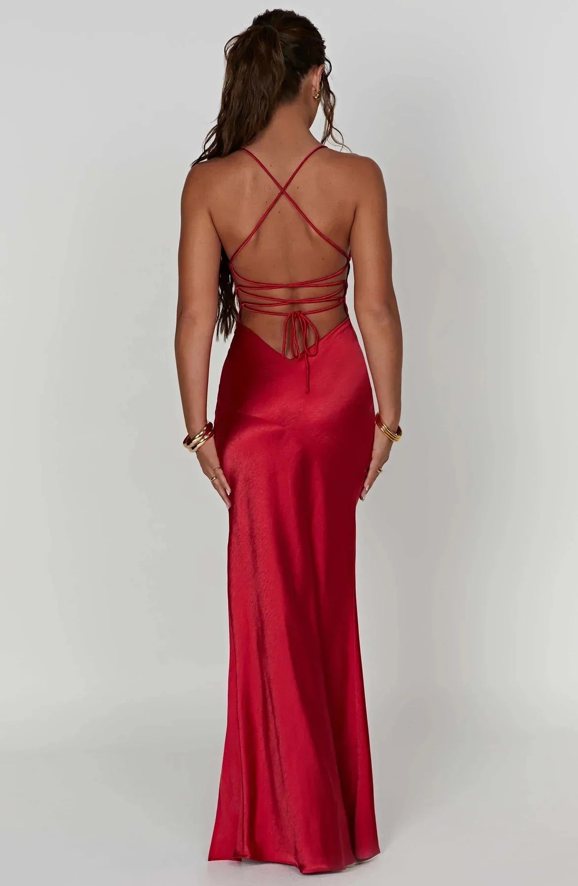 Scarlett Satin Maxi Dress