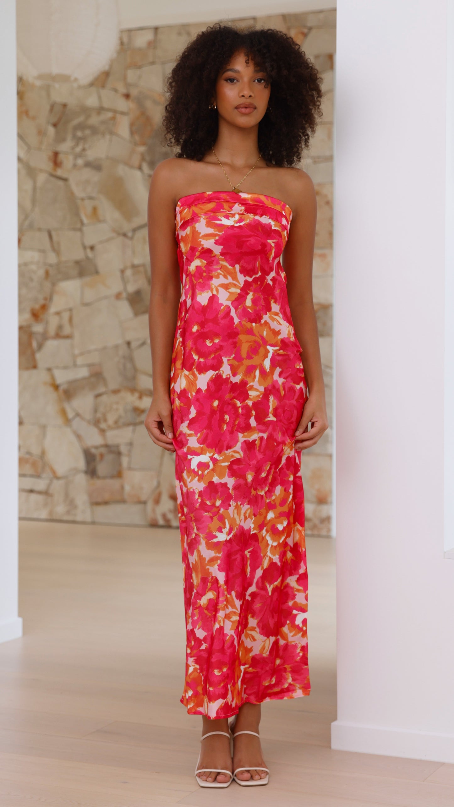 Valencia Ruched Midi Dress