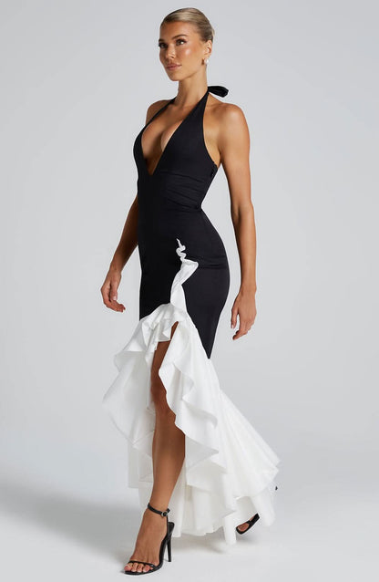 Valencia Ruffle Maxi Dress