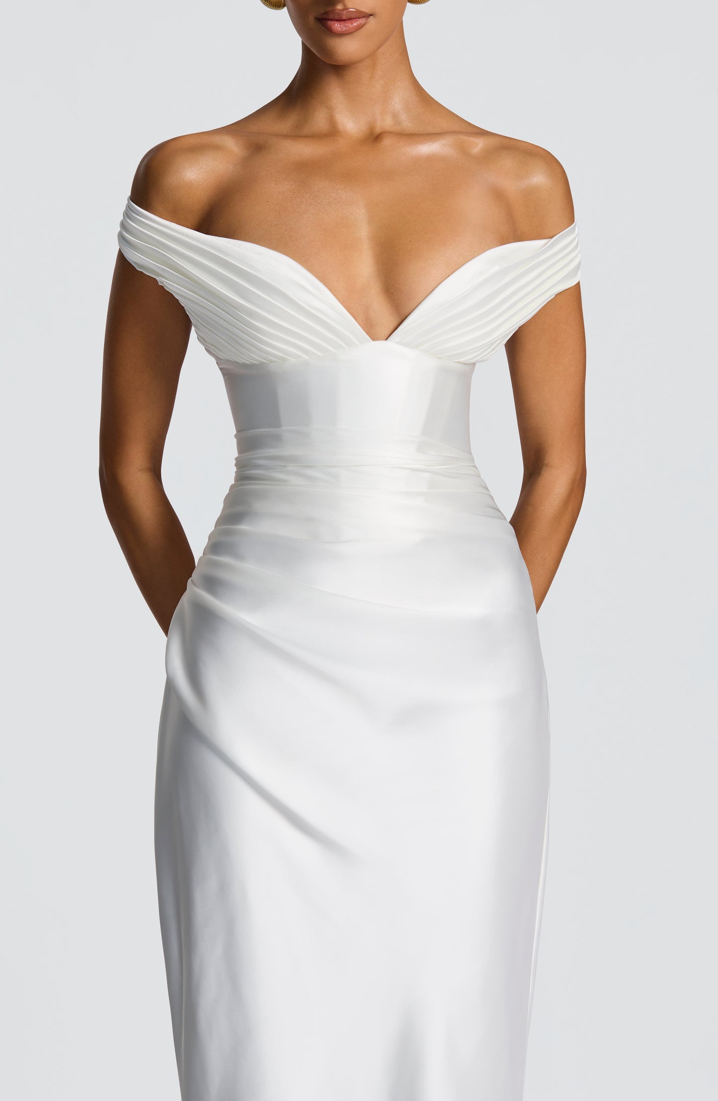 Aurelia Cherry Lacquer Maxi Dress
