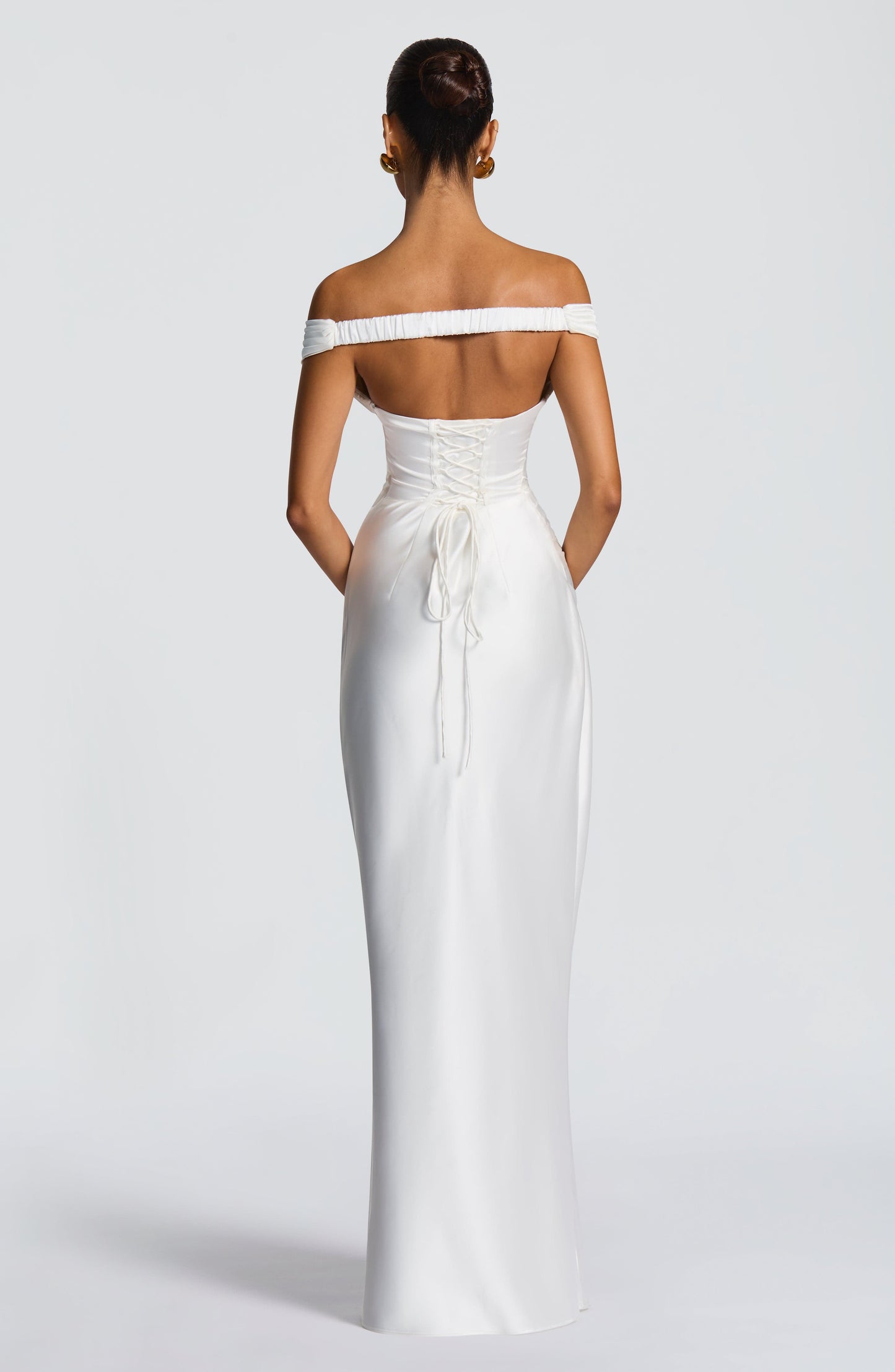 Aurelia Cherry Lacquer Maxi Dress