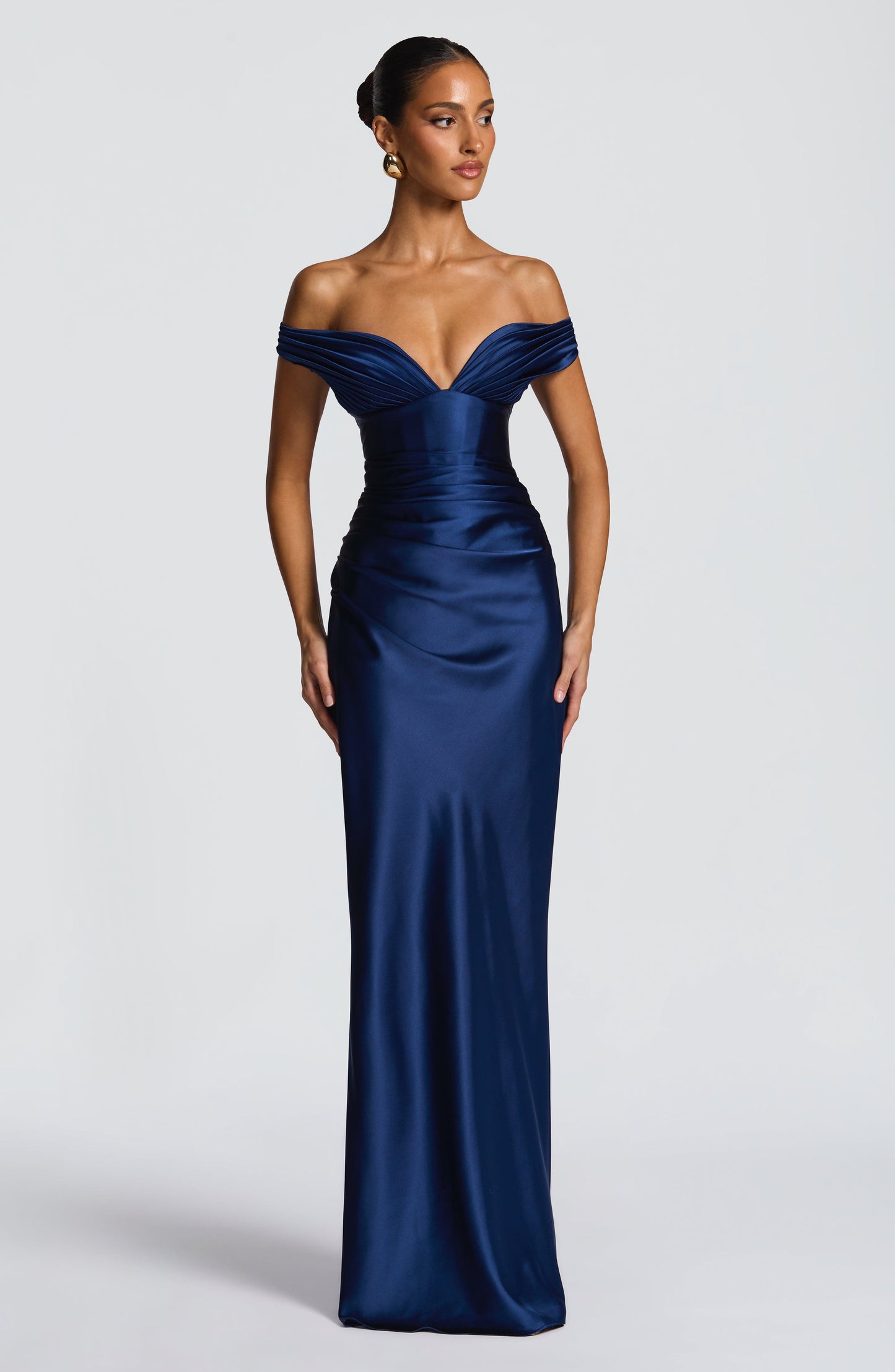 Aurelia Cherry Lacquer Maxi Dress