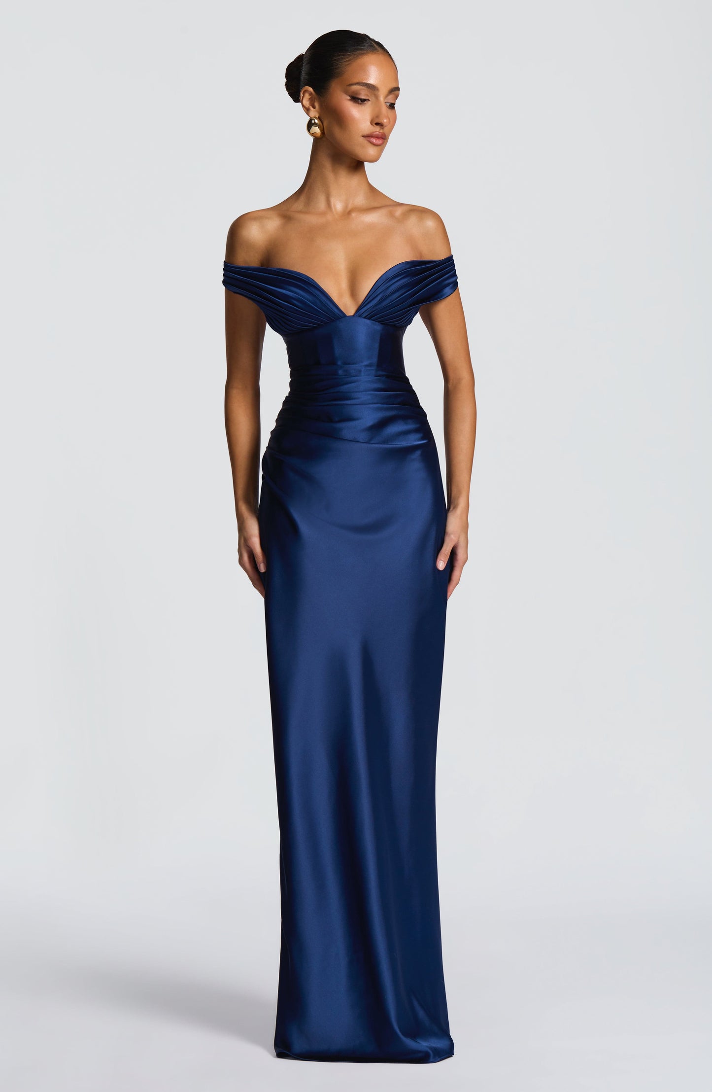 Aurelia Cherry Lacquer Maxi Dress