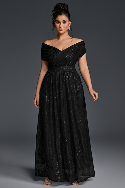 Valentina Sequin Maxi Dress in Emerald