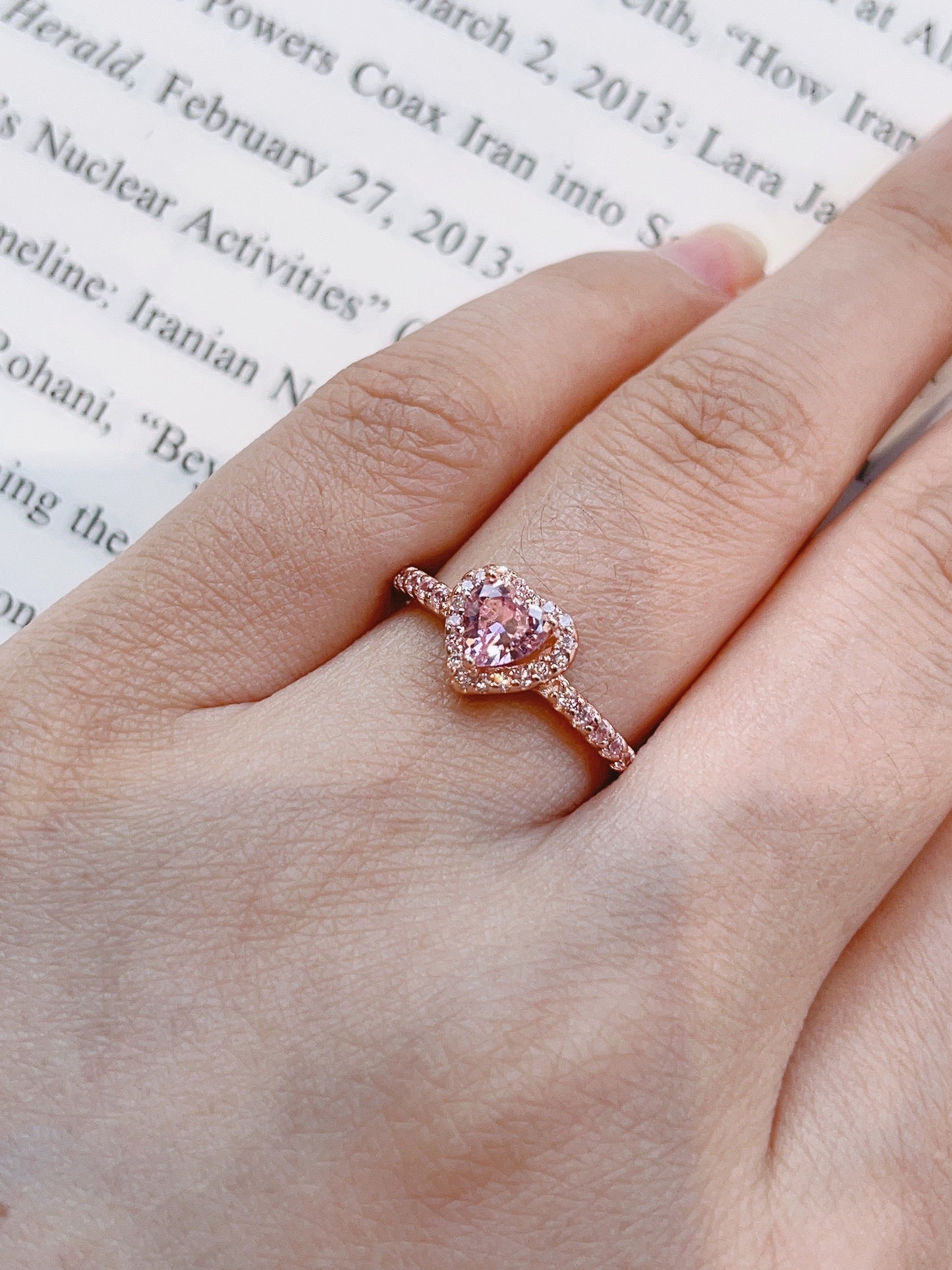 Elevated Heart Ring collection
