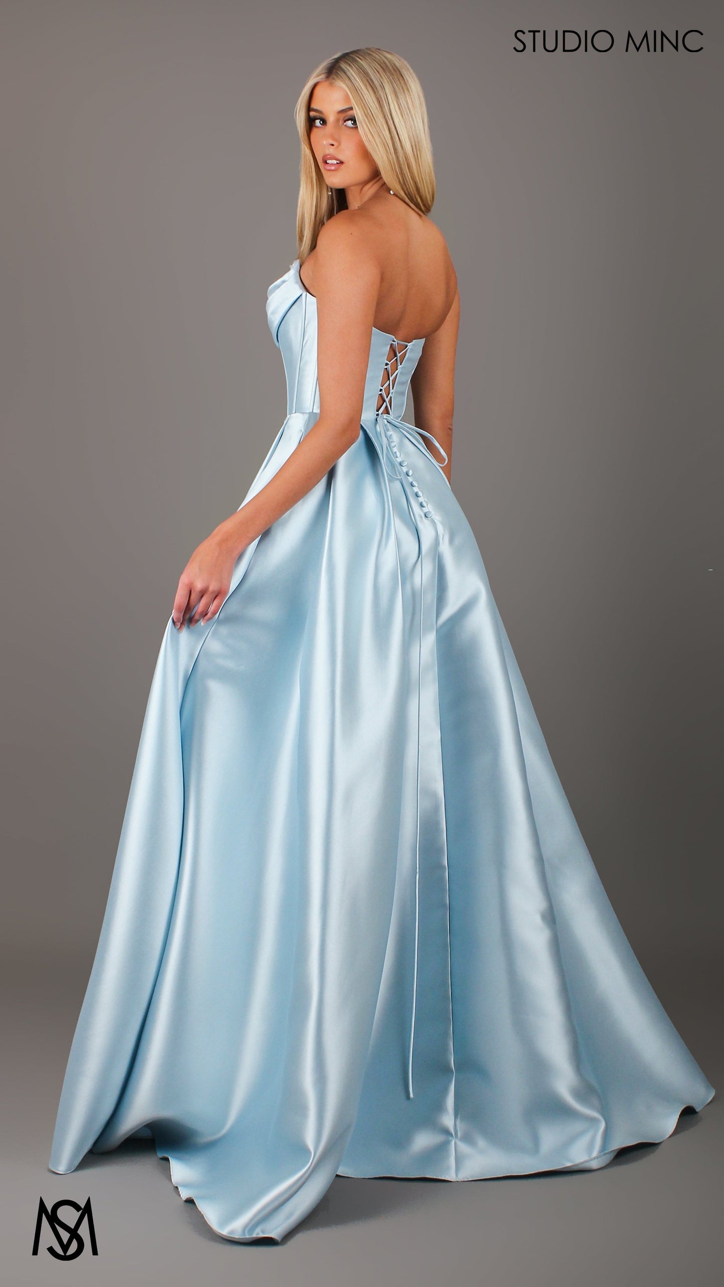 Honey Mikado Ball Gown