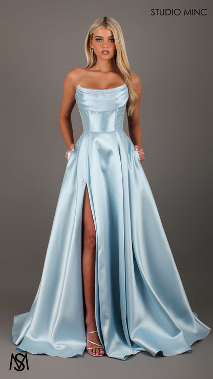 Honey Mikado Ball Gown