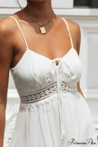 Isabelle Lace Panel Maxi Dress