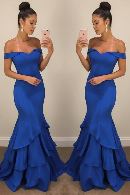 Lillian Off-Shoulder Mermaid Gown