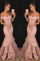 Lillian Off-Shoulder Mermaid Gown