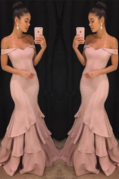 Lillian Off-Shoulder Mermaid Gown