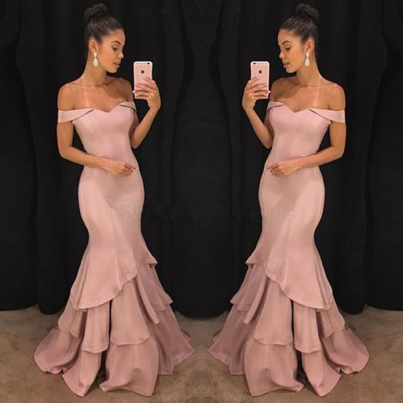 Lillian Off-Shoulder Mermaid Gown