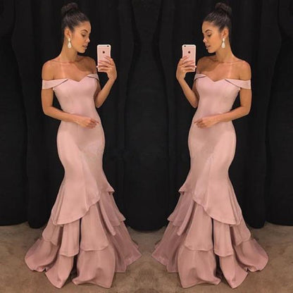 Lillian Off-Shoulder Mermaid Gown