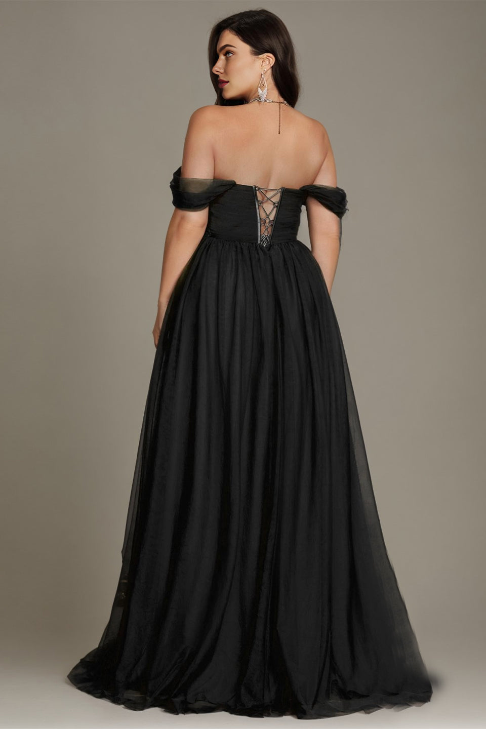 Valentina Off-Shoulder Maxi Dress in Sage