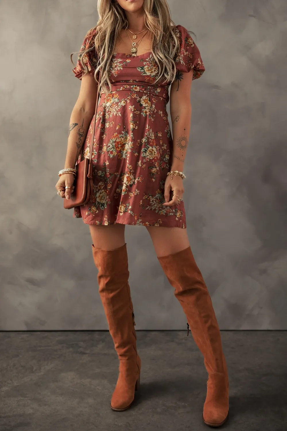 Arabella Floral Mini Dress