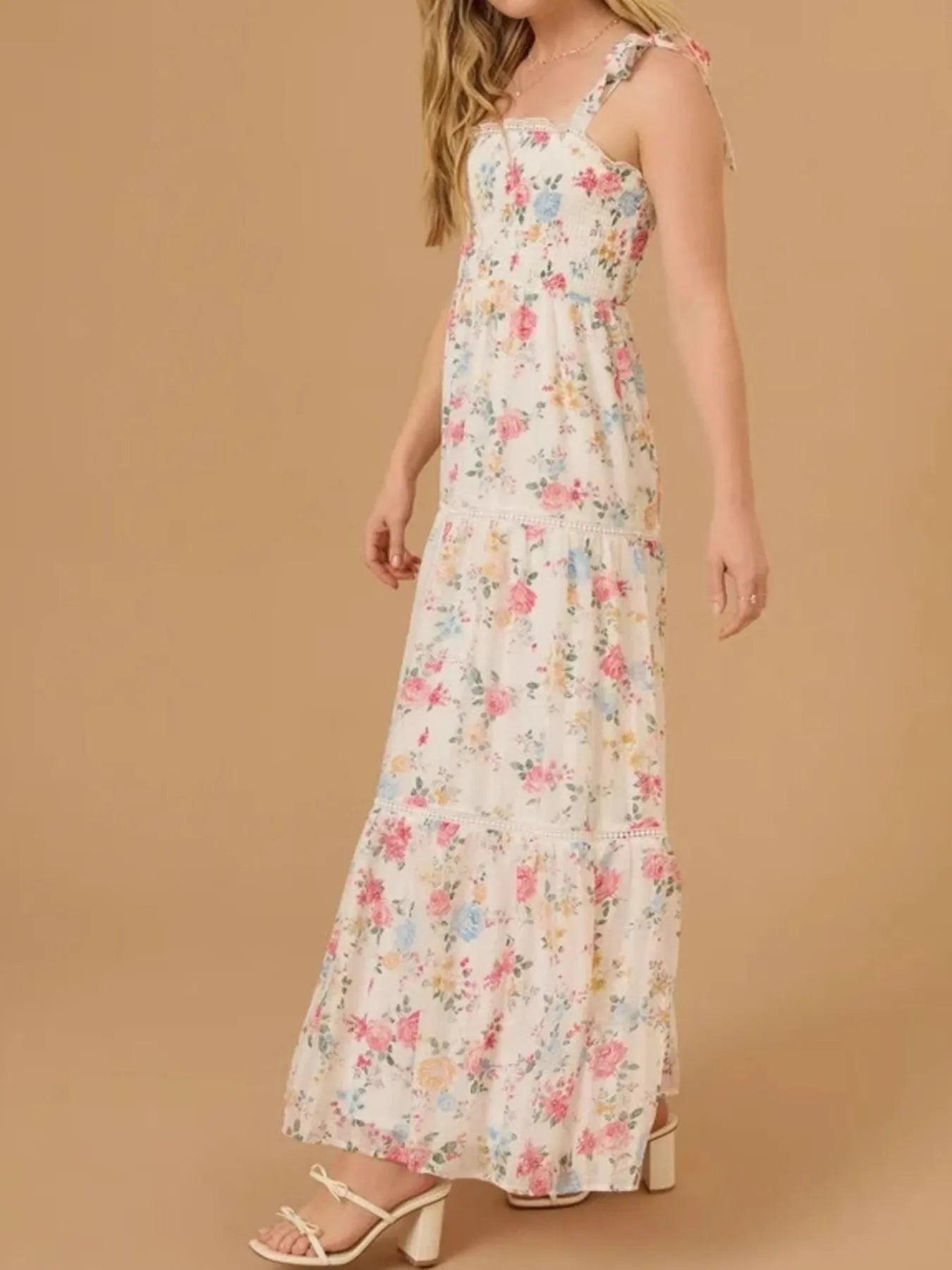 Isabelle Floral Smocked Maxi Dress