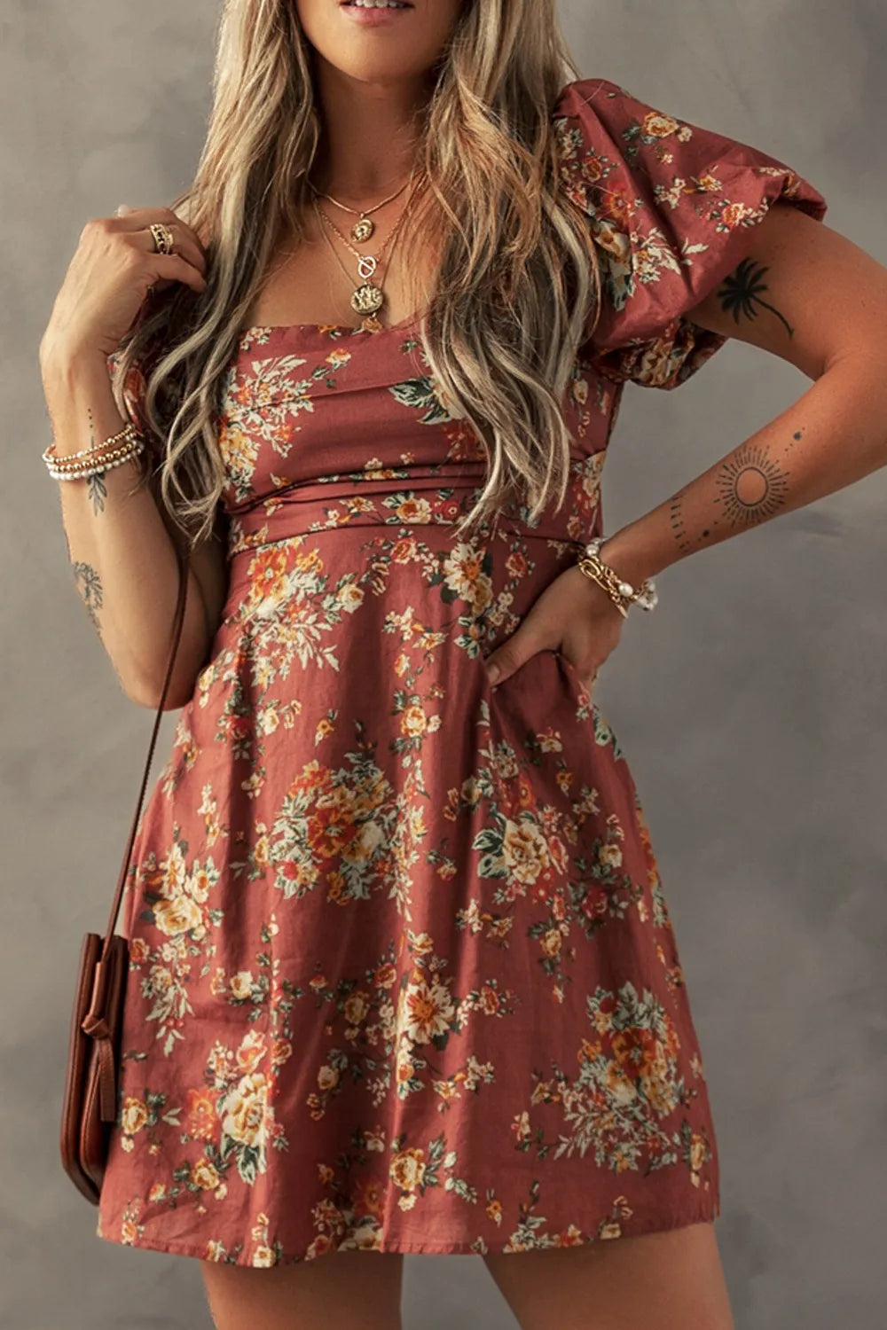 Arabella Floral Mini Dress