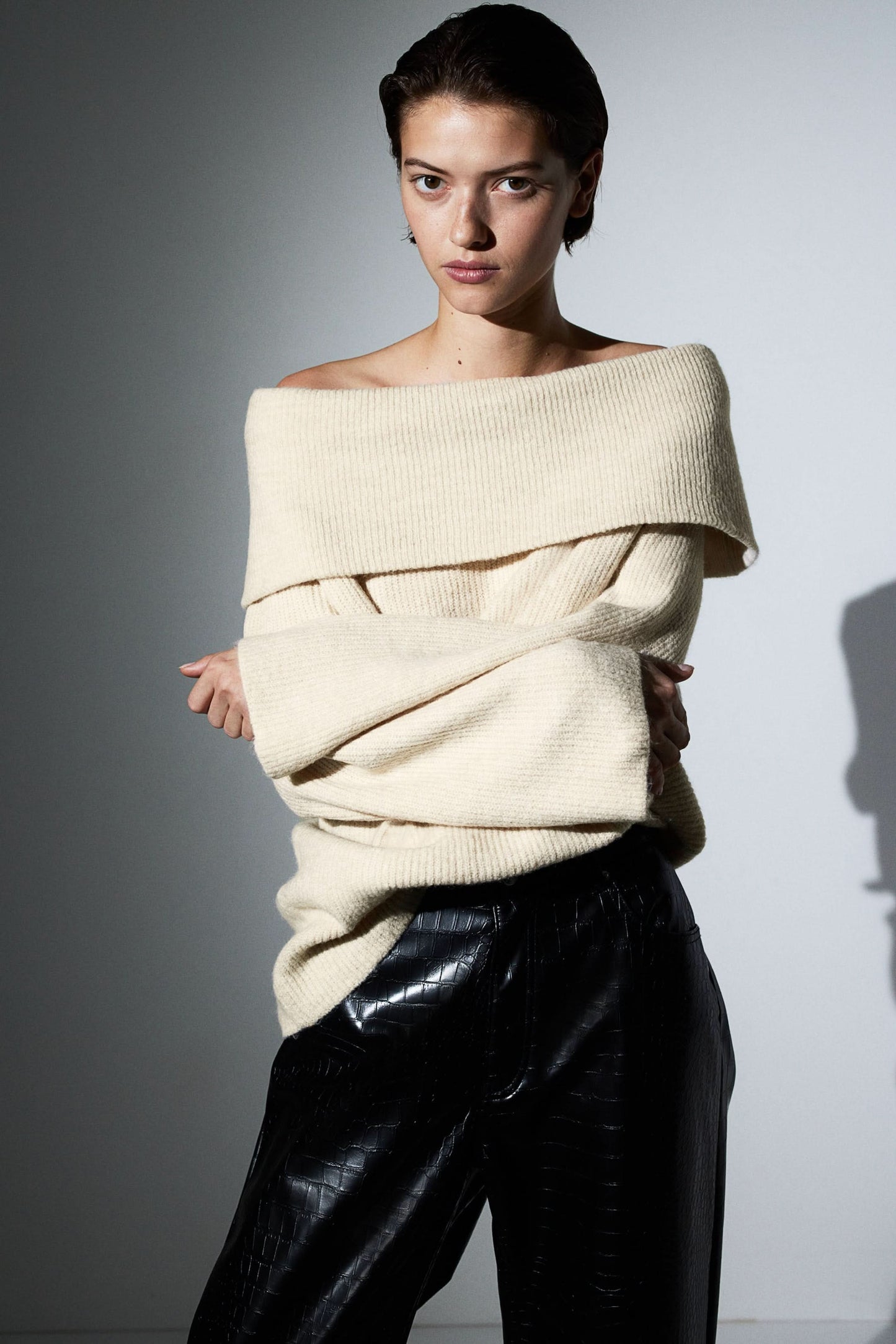 Scarlett Knit Off-Shoulder Sweater