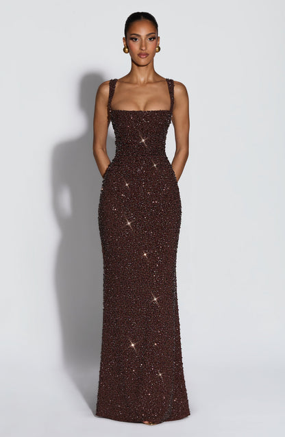 Calanthe Sparkle Maxi Dress