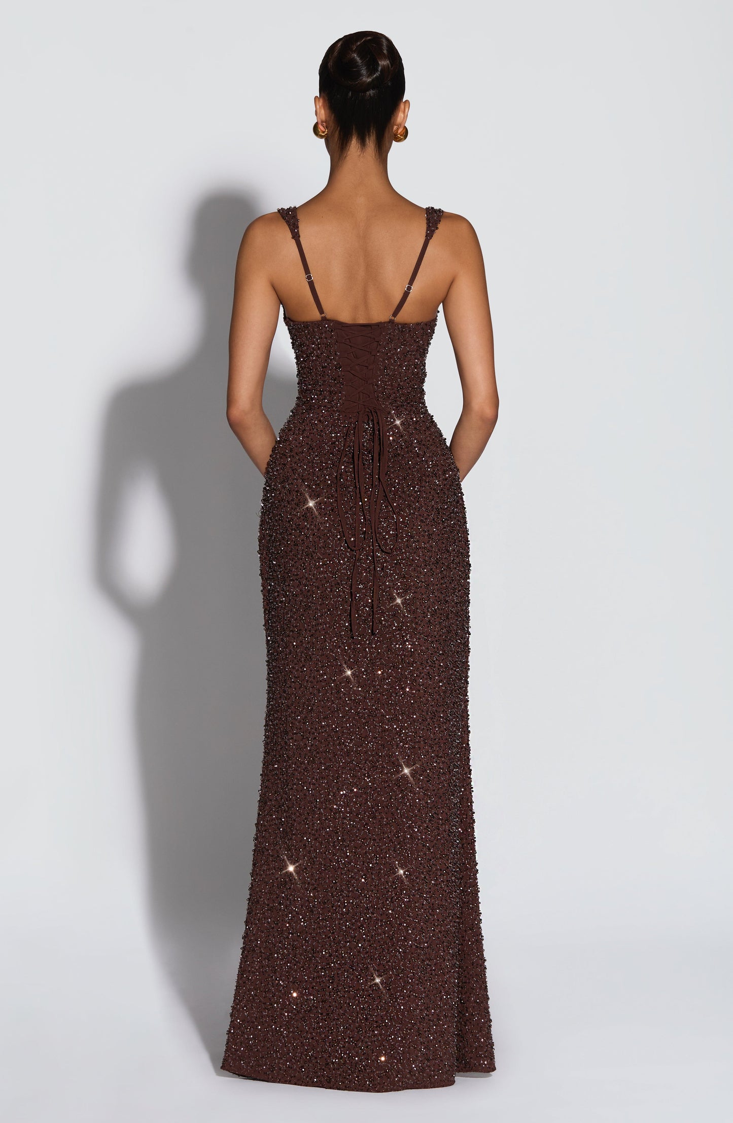Calanthe Sparkle Maxi Dress