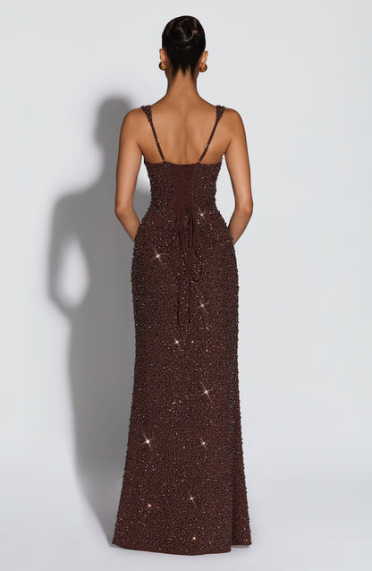 Calanthe Sparkle Maxi Dress
