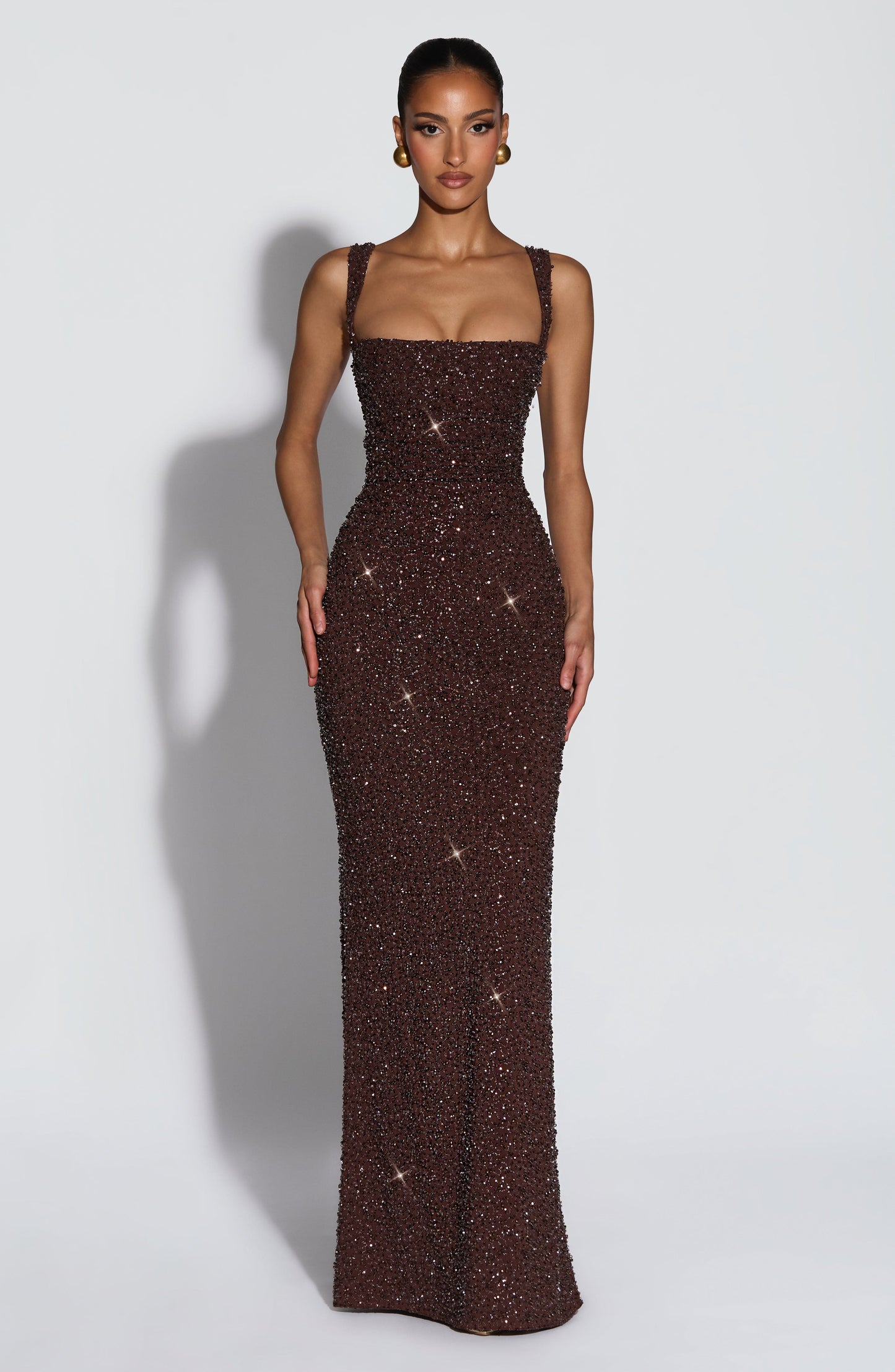 Calanthe Sparkle Maxi Dress