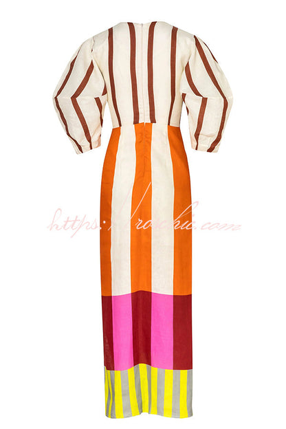Kaya Linen Maxi Dress
