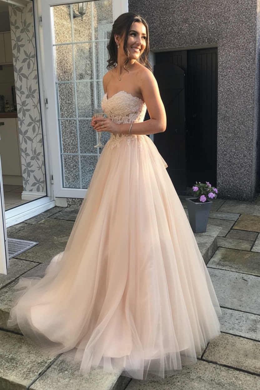 Valentina Lace A-Line Gown