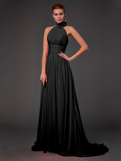 Isabelle Halter Chiffon Bridesmaid Dress