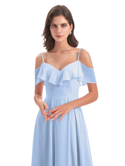 Miya Ruffle A-Line Wedding Dress