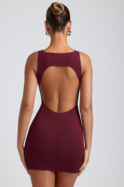 Celeste Modal Open-Back Mini Dress